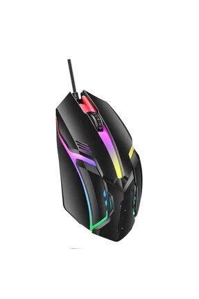 Rgb Işıklı Kablolu Gamer  Oyuncu Mouse Image 0