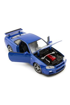 Nissan Skyline GTR (R34) 1/24 Ölçek Diecast Model Araba Image 2