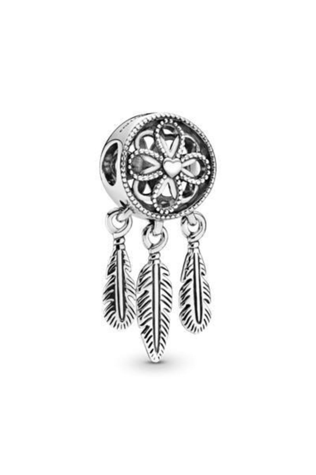 KUMI Pandora Bileklikleri Için Spirütüel Düş Kapanı Gümüş Charm