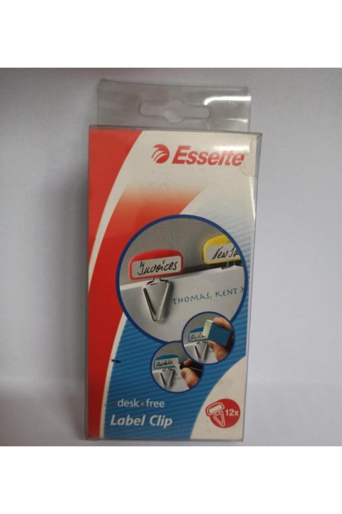 Esselte Atas Etıketlı Klıps 12 Lı (18258)
