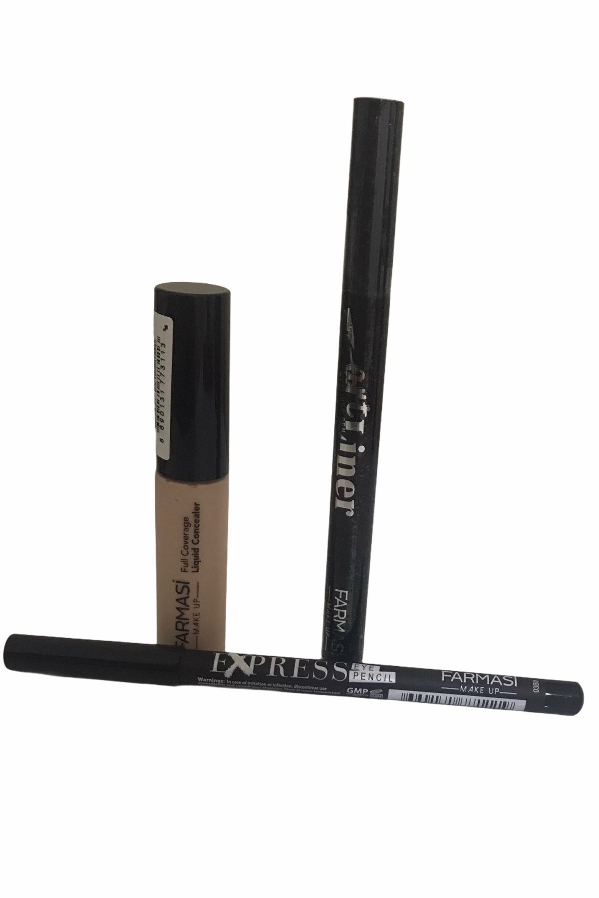 Farmasi Light Ivory Kapatıcı Art Liner Eyeliner Express Göz Kalemi Siyah
