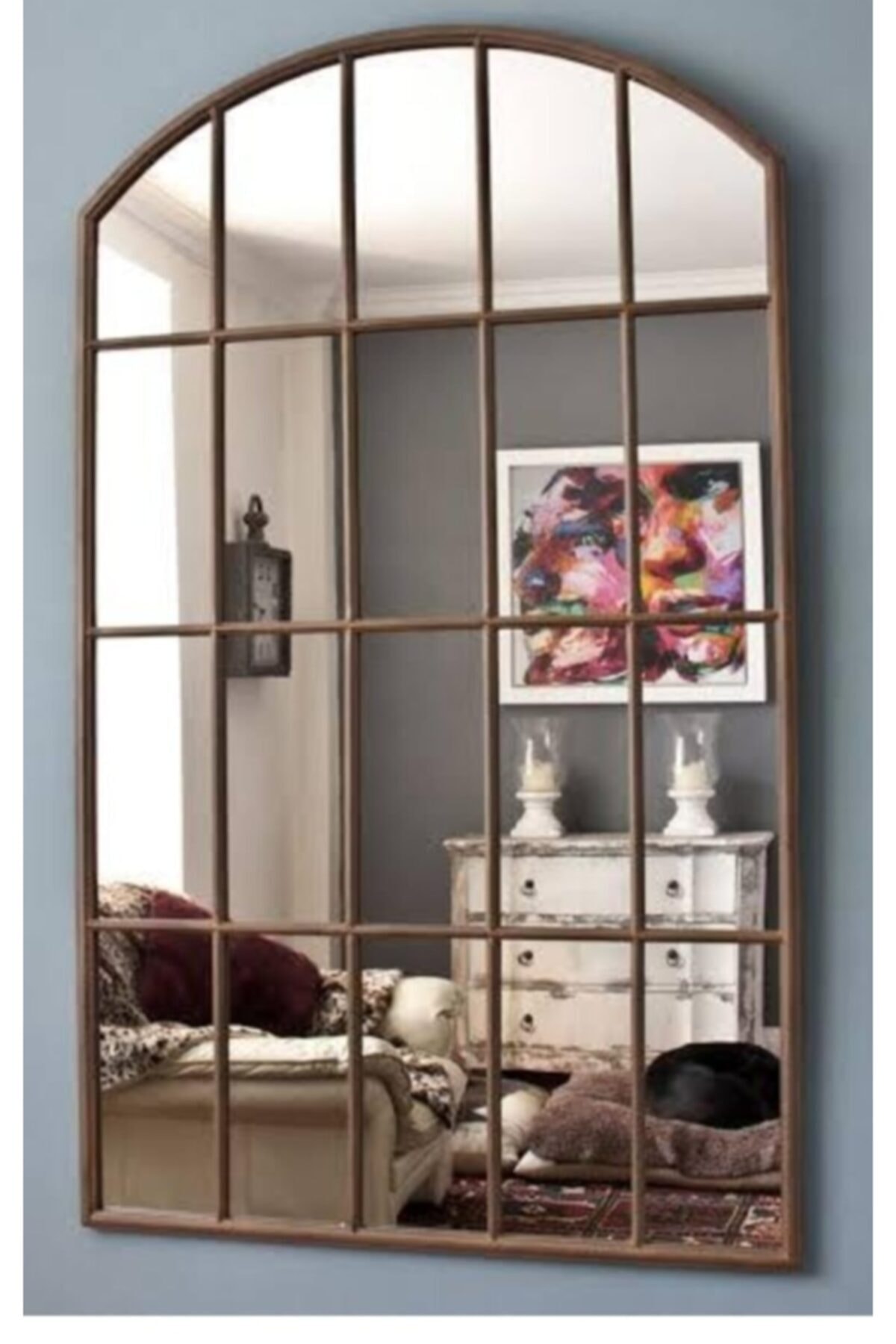 artglass vitray Hint Pencere ( 92x157 )dekoratif Ayna