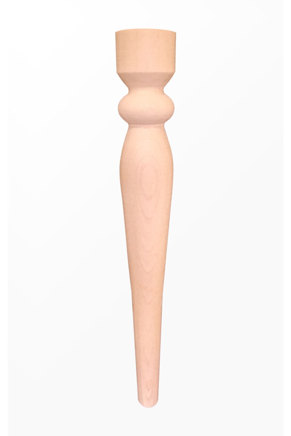 turanahşap Sehpa Ayağı - Sandalye Ayağı- Puf Ayağı- Ahşap Ayak / Uzunluk: 42 Cm Çap: 5.5 Cm