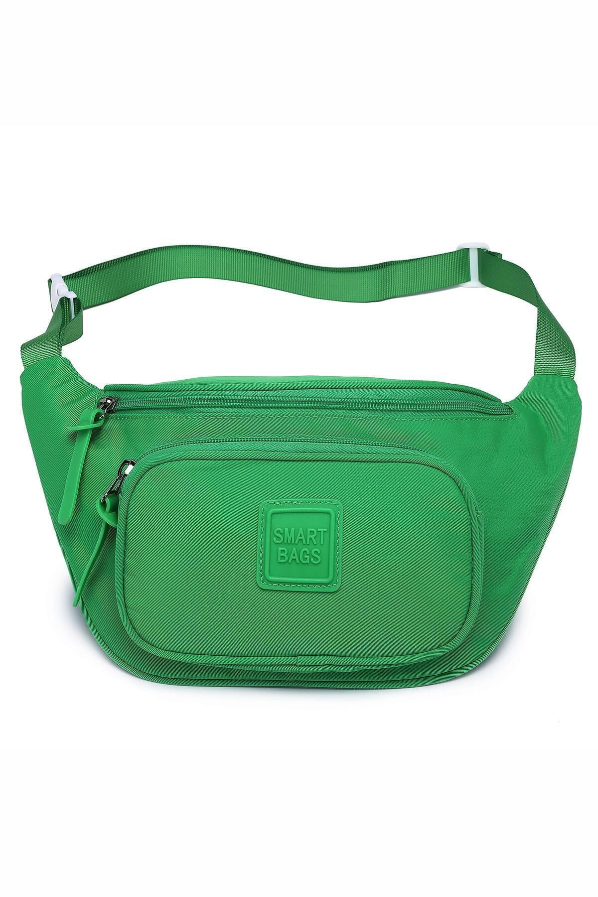 SMART BAGS Smbyb6012-0069 Yeşil Kadın Bel Çantası