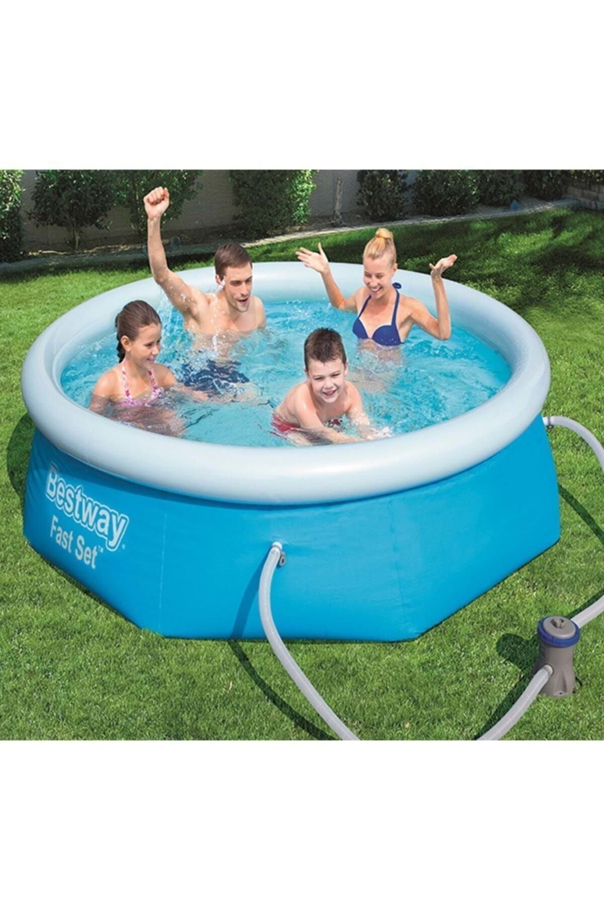 bestway buyuk sisme havuz 244 cm x 66 cm 57268 fiyati yorumlari trendyol
