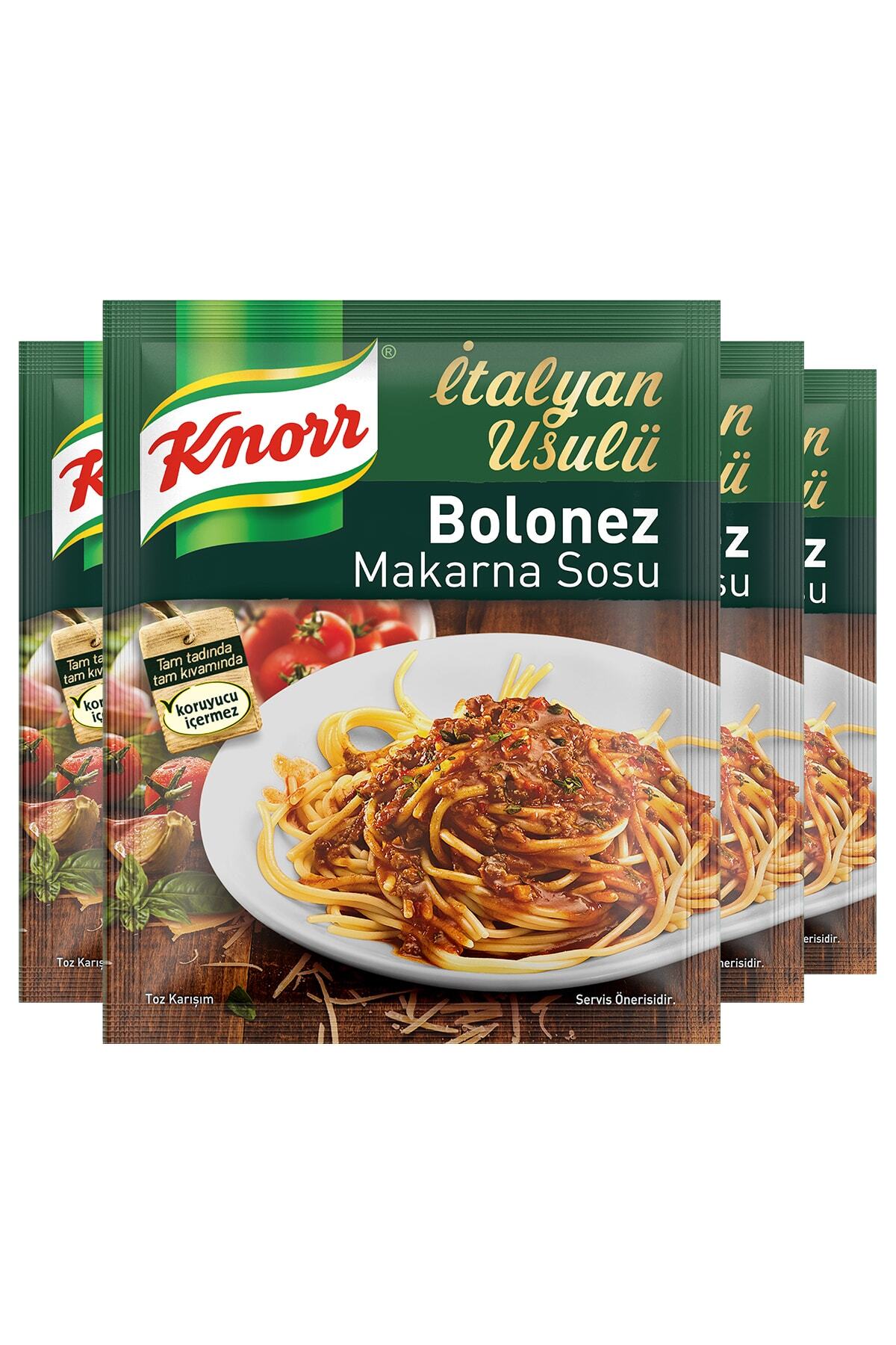 Knorr Makarna Sosspagetti Bolonez 45g x 4 Adet