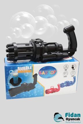 Pilli Köpüklü Oyuncak Baloncuk Köpük Makinesi Tabancası Machine 50 ml Baloncuk Likiti Nanopro Image 0