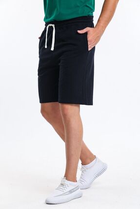 Men Sw Short Erkek Siyah Şort 22630-02 Image 7