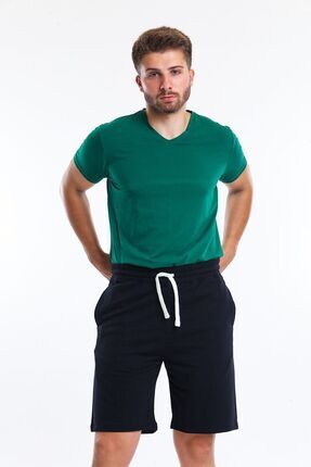 Men Sw Short Erkek Siyah Şort 22630-02 Image 6