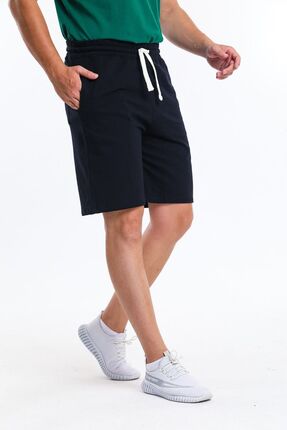 Men Sw Short Erkek Siyah Şort 22630-02 Image 5