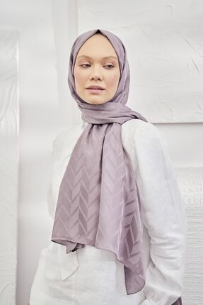 Italyan Jakar Zigzag Desen - Sisli Pudra Image 0