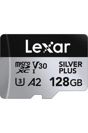 128GB Silver Plus 205mb 4K V30 UHSI Micro SD Hafıza Kartı Image 0