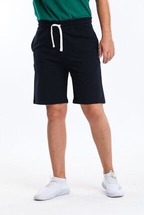 Men Sw Short Erkek Siyah Şort 22630-02 Image 4