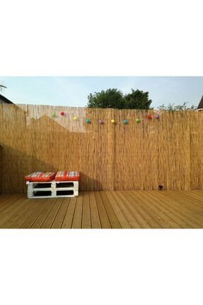 1,50 Metre X 3 Metre Doğal Kamış Hasır Balkon Çiti Image 0