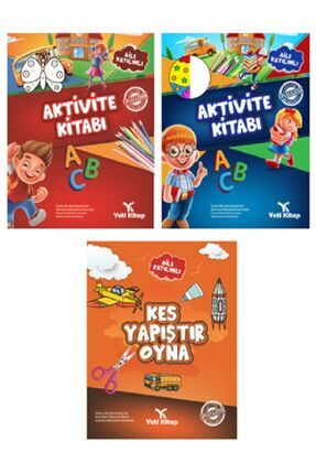 3-6 Yaş Anaokulu Okul Öncesi Etkinlikler Seti 3 Lü Set Image 0
