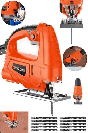 Alman 4000 W Sjs Metal Şanzıman 6 Kademe Devirli Bakır Sargılı Dekupaj Testere Makinesi 10 Uç Image 0