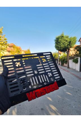 Wasted Yazılı Pleksi Plakalık Image 1