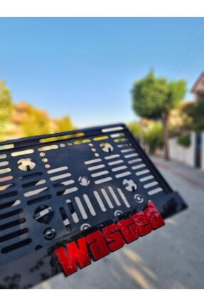 Wasted Yazılı Pleksi Plakalık Image 2