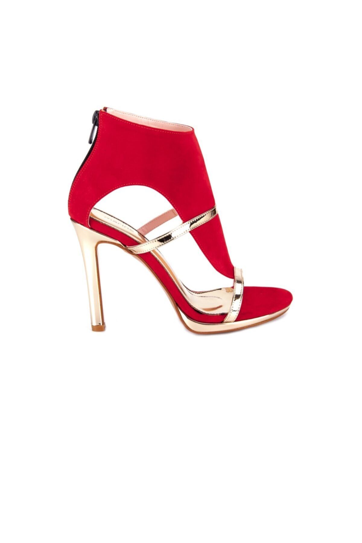 MARİNE SHOES 101 752 Kadın Kırmızı Abiye Ayakkabı