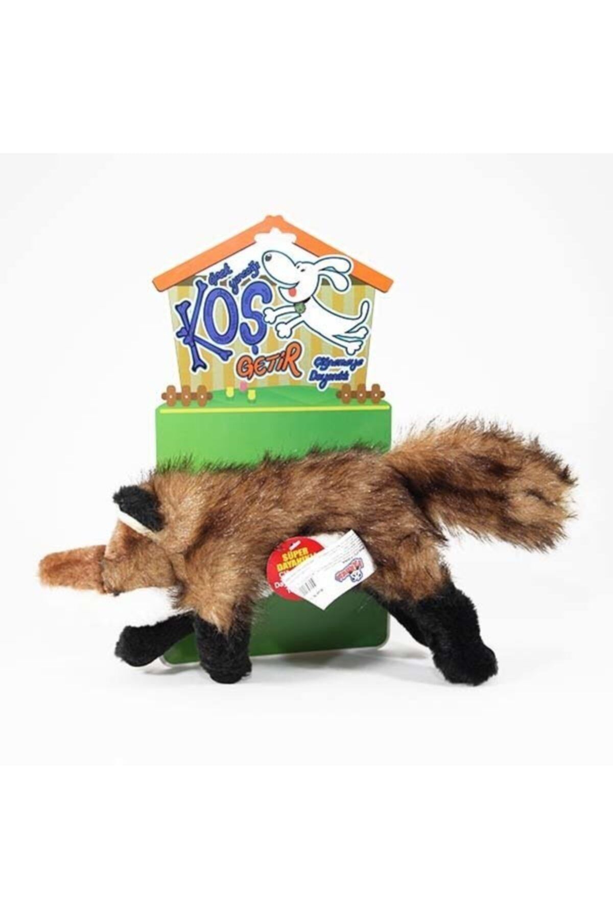 Petzz Koş Getir Sesli Peluş Tilki Köpek Oyuncağı 35 Cm