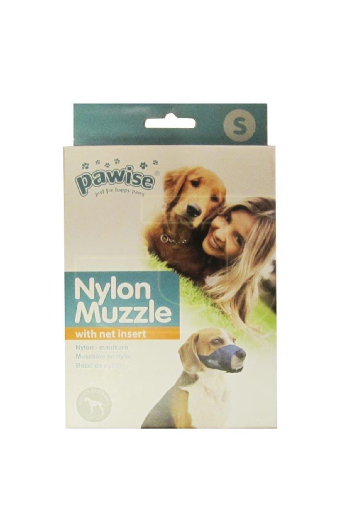 Pawise Siyah Kumaş Köpek Ağızlığı Small
