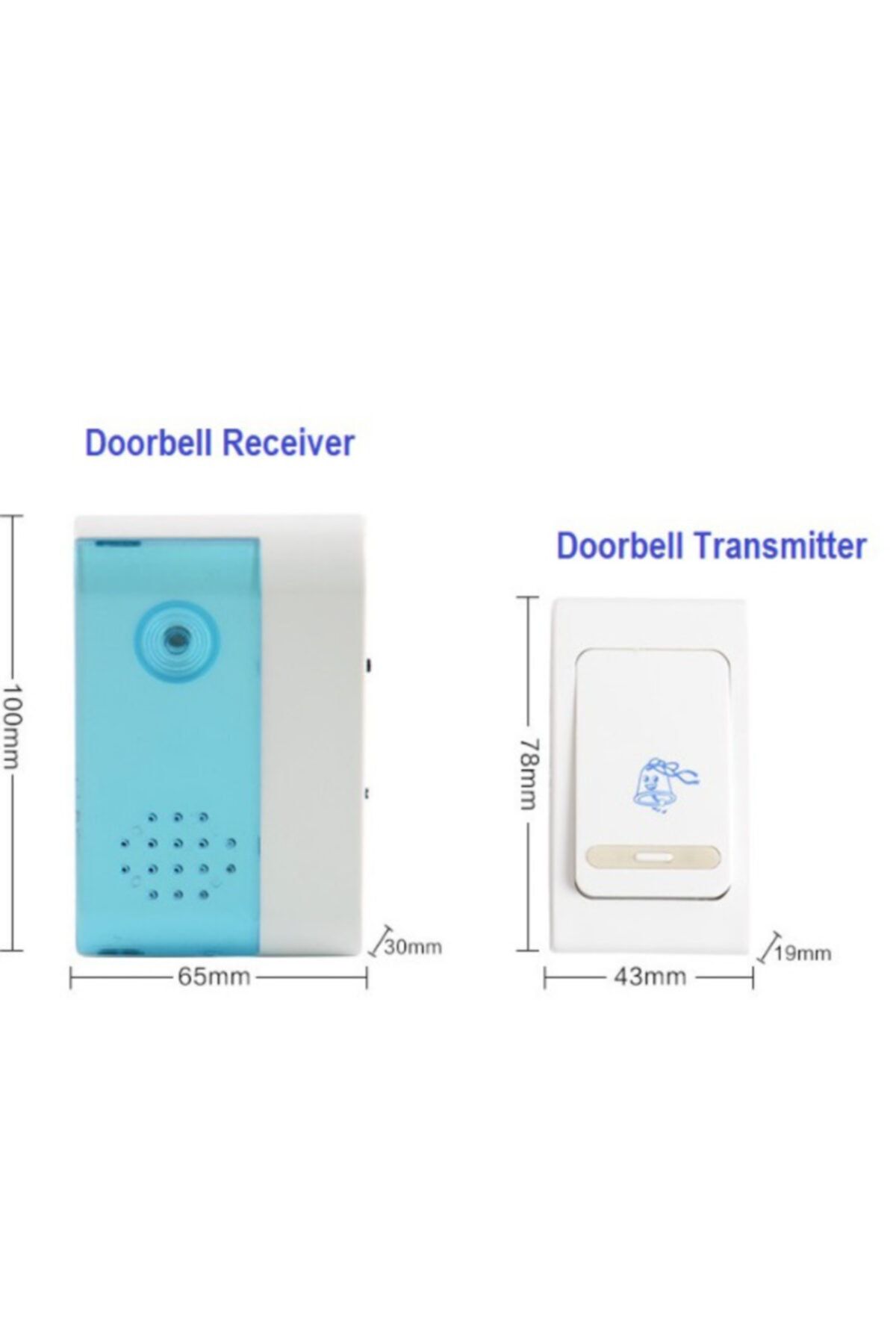 HESCOM Wireless Kablosuz Uzaktan Kumandalı Kapı Zili