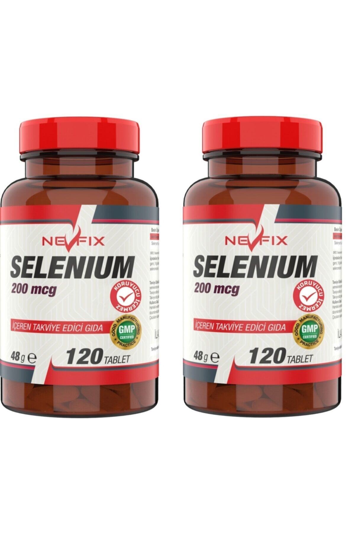 Nevfix Selenyum Selenium 200 Mcg 120 Tablet X 2 Kutu