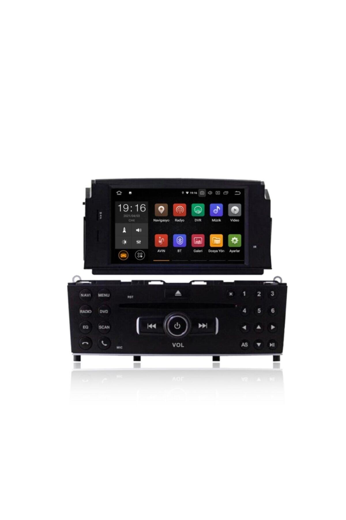 Navimex Mercedes C180-c200 Unisex Beyaz Carplay Android 10 Navigasyon 4gb Ram Multimedya Ekran Oem Nav-9983