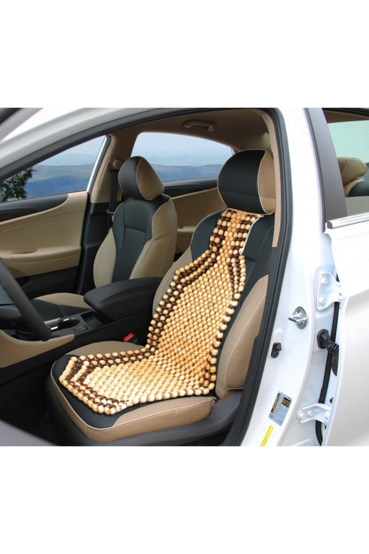 waxen arac ici ahsap boncuk minderi terletmez koltuk minderi fiyati yorumlari trendyol