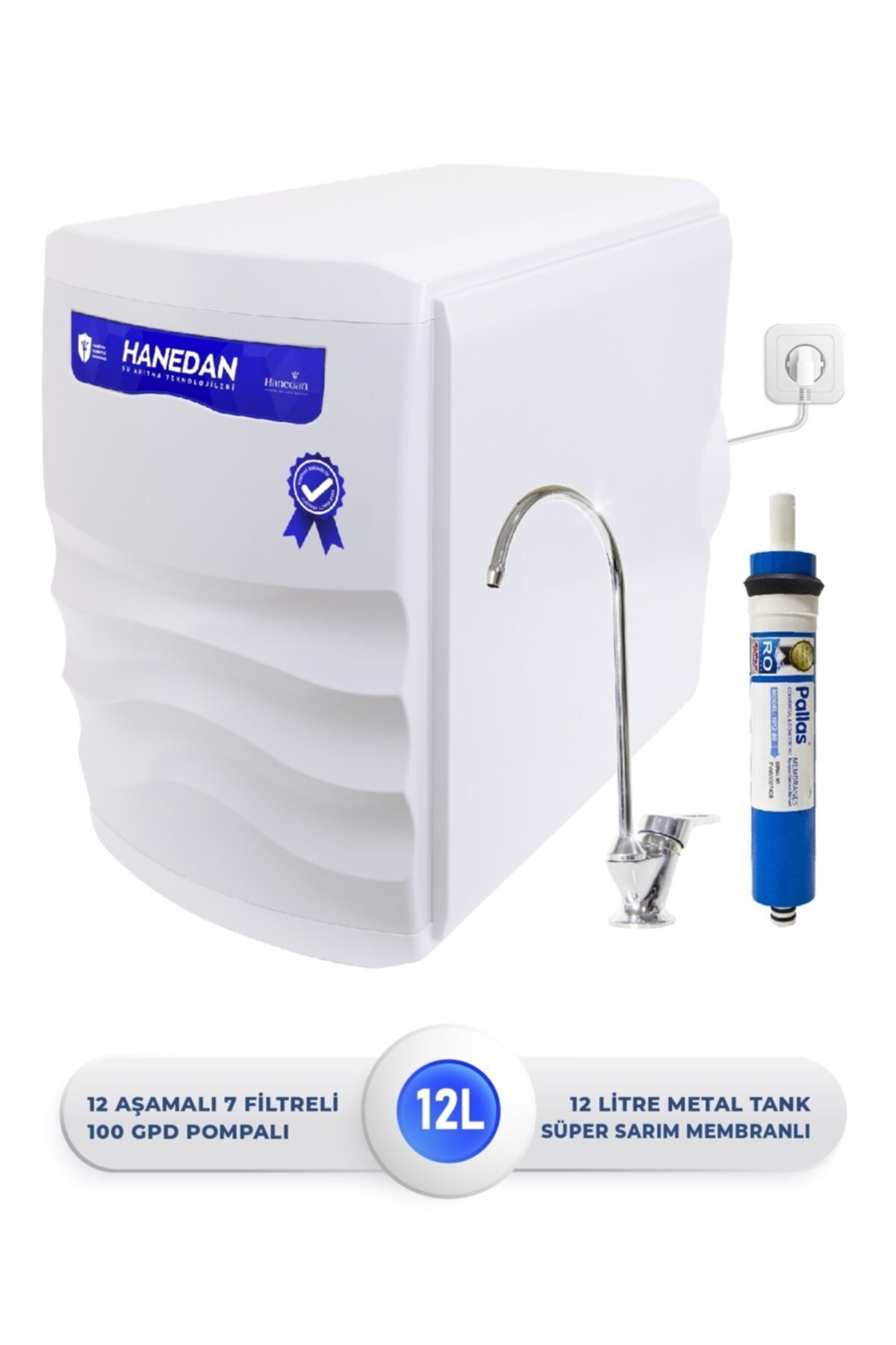 hanedan super sarim pompali 12 asamali 7 filtreli 12 litre metal tankli kapali kasa su aritma cihazi fiyati yorumlari trendyol