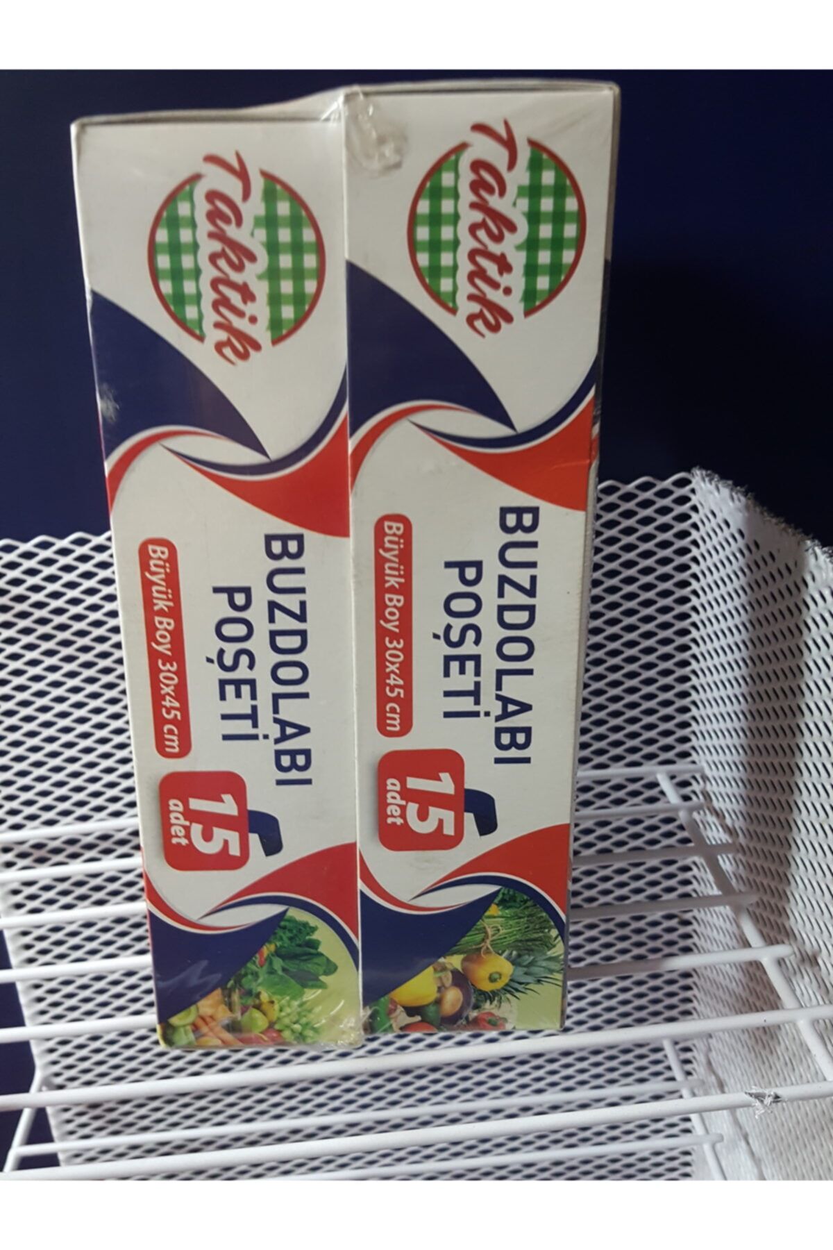 TAKTİK Buzdolabı Poşeti Büyük Boy 1 Adet 15 Li