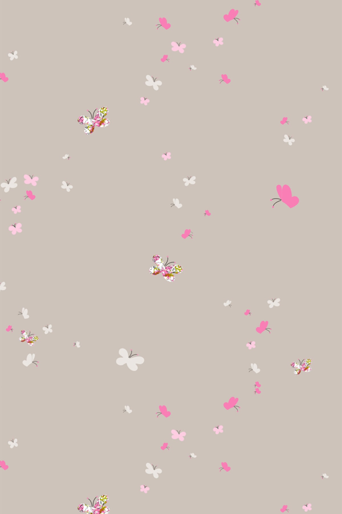 İnci Concept Pembe Kelebek Desenli 427-1 Çocuk Odası Duvar Kağıdı 5 M²
