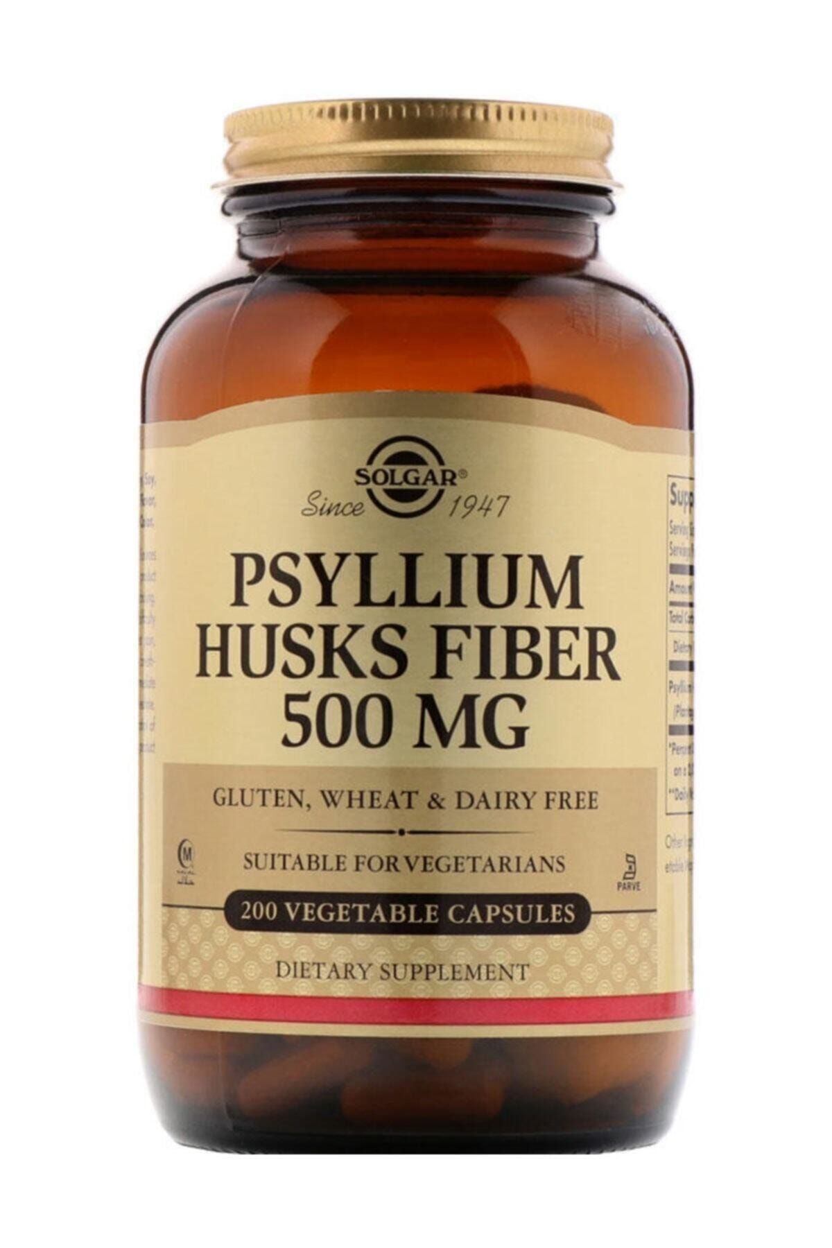solgar psyllium husks fibre 500 mg 200 kapsul fiyati yorumlari trendyol