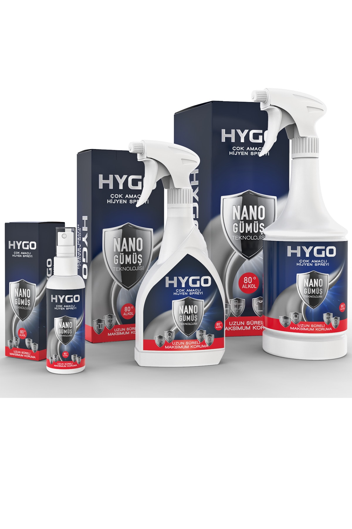 HYGO Nano Gümüş Hijyen Spreyi 3'lü Avantaj Paket