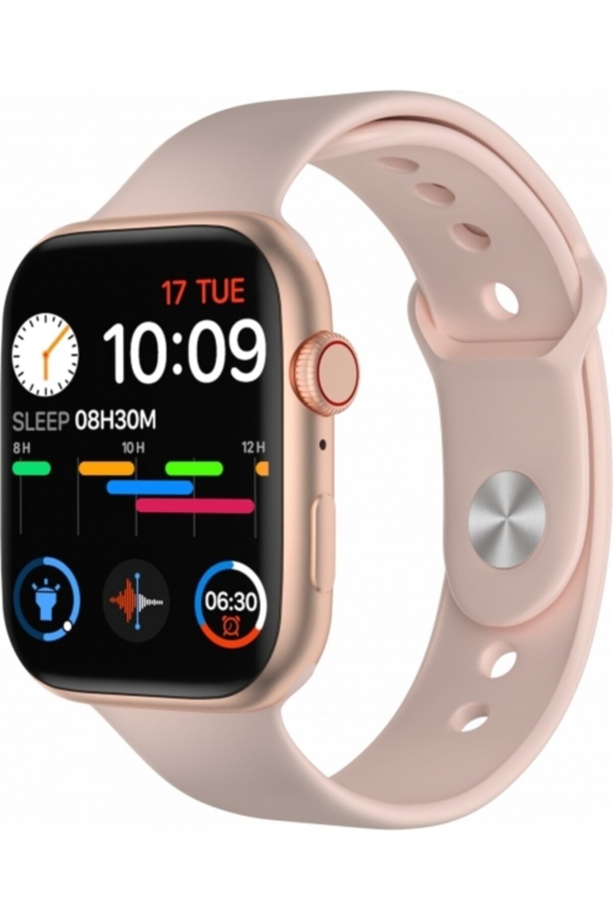 Lavinia Aksesuar Iphone Ve Android Uyumlu Watch Fk88 Pro Plus Pembe Çift Düğme Aktif Akıllı Saat