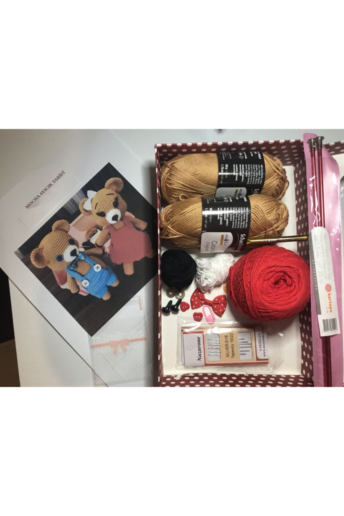 Minimiki Amigurumi Başlangıç Mocha Ayıcık Kiti