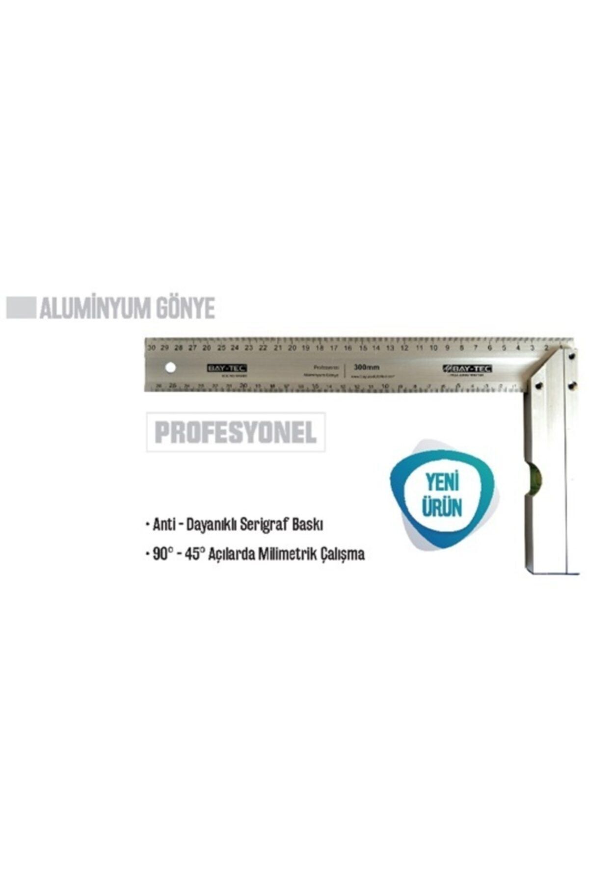 OEM 300 Mm Alüminyum Profesyonel Gönye