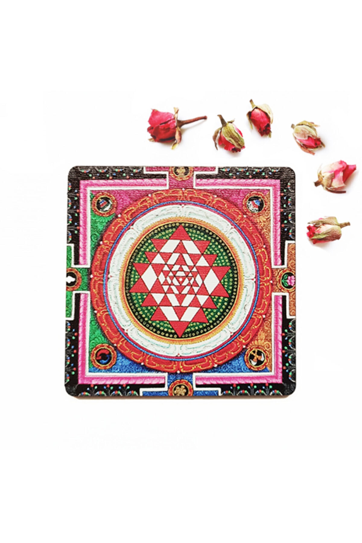 Sihirli Titreşimler Sri Yantra Magnet Bolluk Bereket Şans Doğurganlık