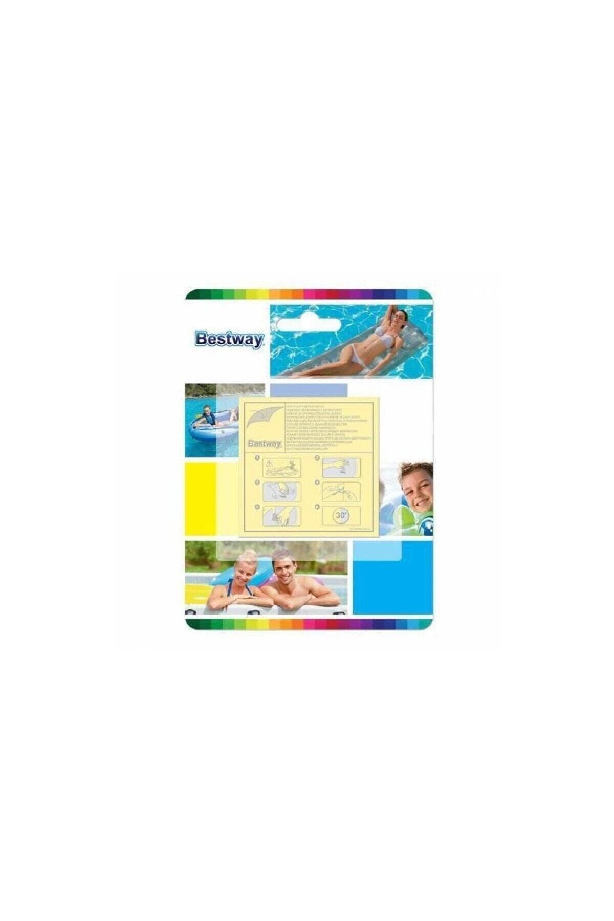 bestway onarim yamasi tamir kiti sisme yatak havuz sisme bot tamir kiti 6 5x6 5 cm 62091 fiyati yorumlari trendyol