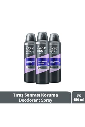 Men Care Tıraş Sonrası Koruma Sağlayan Terleme Karşıtı Deodorant Sprey 150 ml X3 Image 0