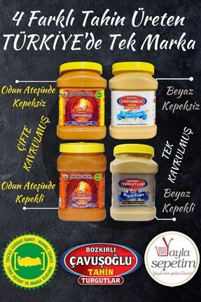 Çifte Kavrulmuş Kepeksiz Bozkır Tahini 930 Gr X 2 Adet Image 2