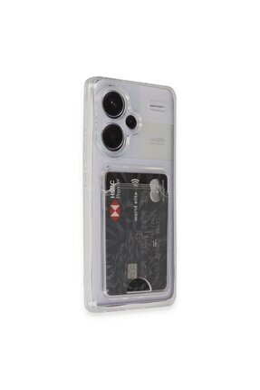 Xiaomi Redmi Note 13 Pro Plus 5g Kamera Korumalı Kartlıklı Setra Şeffaf Silikon Kılıf Image 0