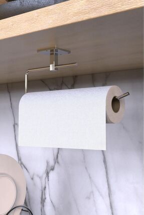 Pratik Kağıt Rulo Havluluk, Havlu Askısı, Banyo Mutfak Paslanmaz Havluluk - Peçetelik Image 0