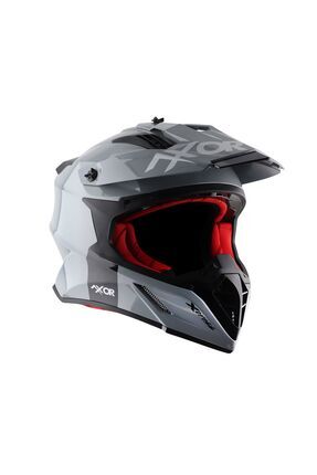 XCROSS   FULL FACE  PARLAK  NARDO  GRİ   (S/C)- Image 0
