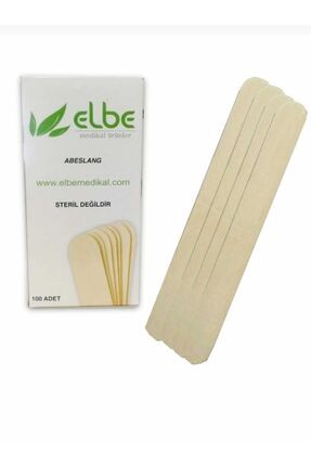 Abeslang Ağda Spatulası Tahta Dil Basacağı 100 Lü Image 0