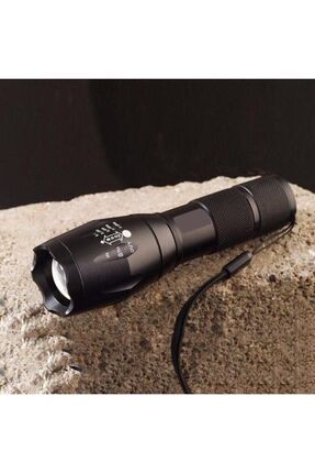 Tac Light 40x Zoomlu Uzun Menzilli Premium Kalite Ultra Parlak Komando Polis Sağlam Metal El Feneri Image 0