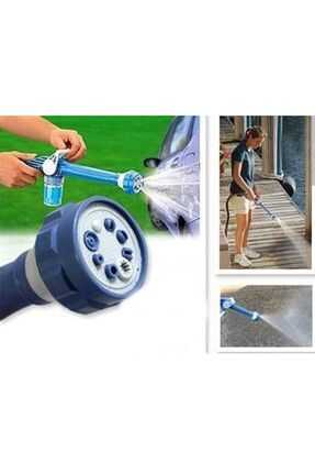 Ez Jet Water Basınçlı Deterjanlı 8 Fonksiyonlu Yıkama Tabancası 8 Farklı Püskürtme Image 0