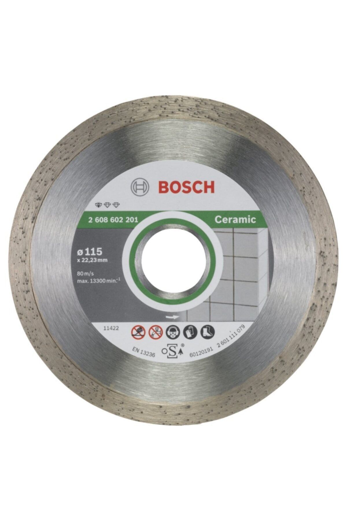 Bosch - Standard Seri Seramik Için Elmas Kesme Diski 115 Mm