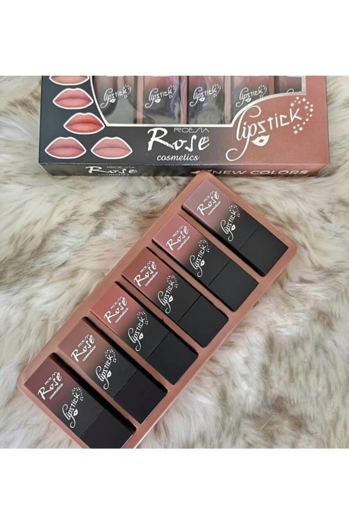 Roesıa Rose Cosmetics Matte 6'lı Ruj Seti