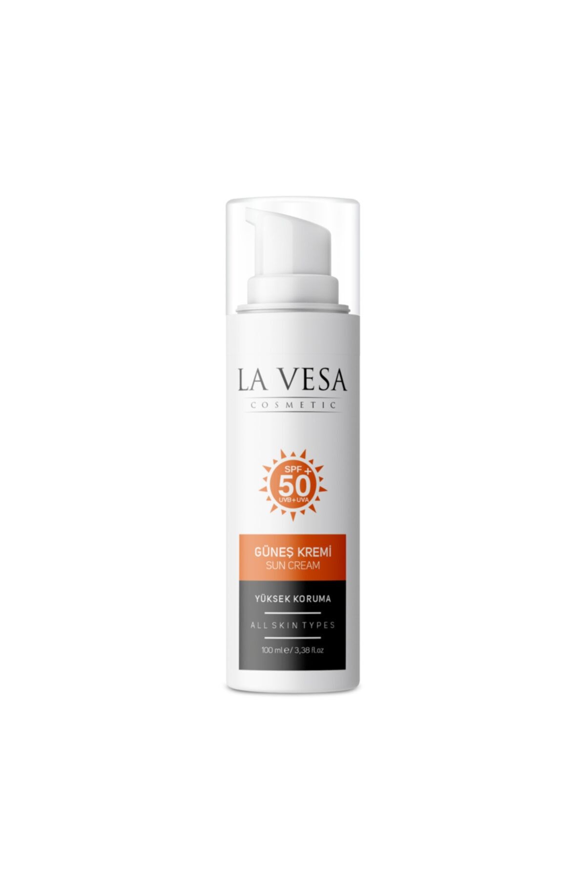 La Vesa Yüksek Koruyuculu Güneş Kremi Spf50+uvb+uva 100 Ml